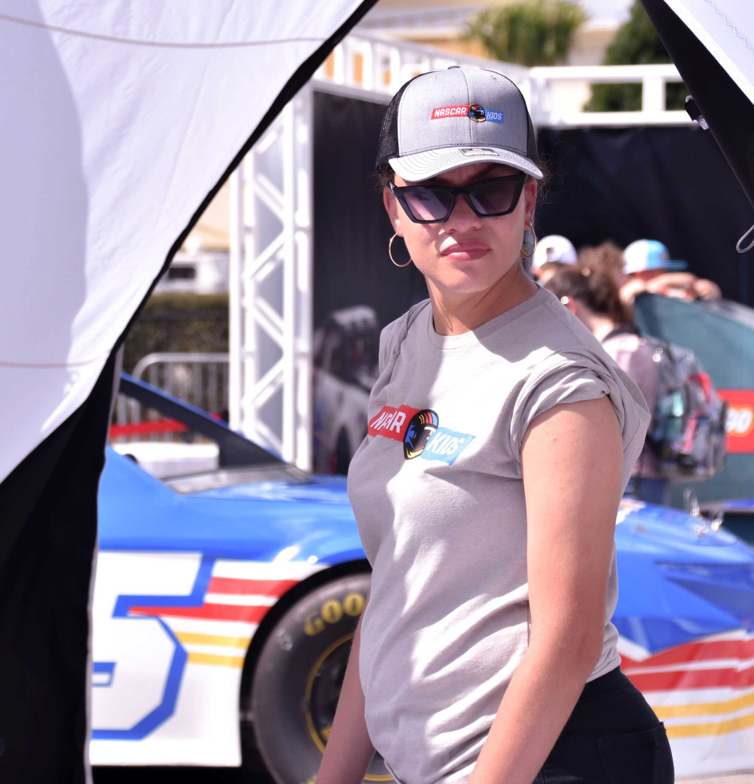 Woman at Daytona 500