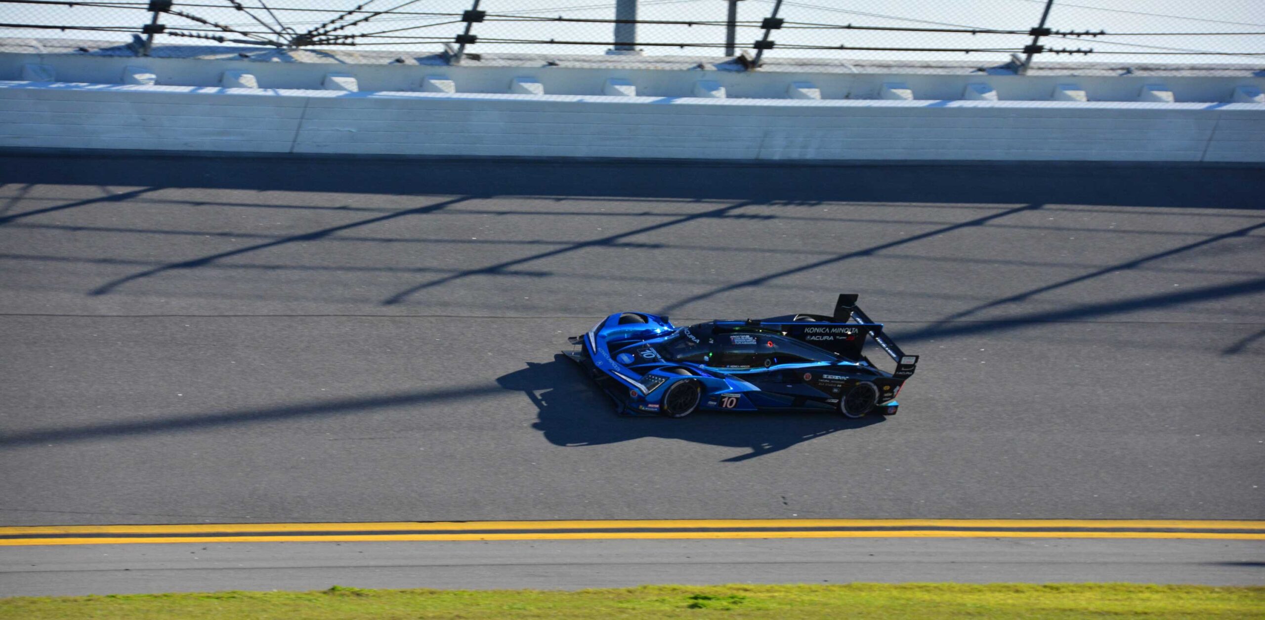 Car in the race